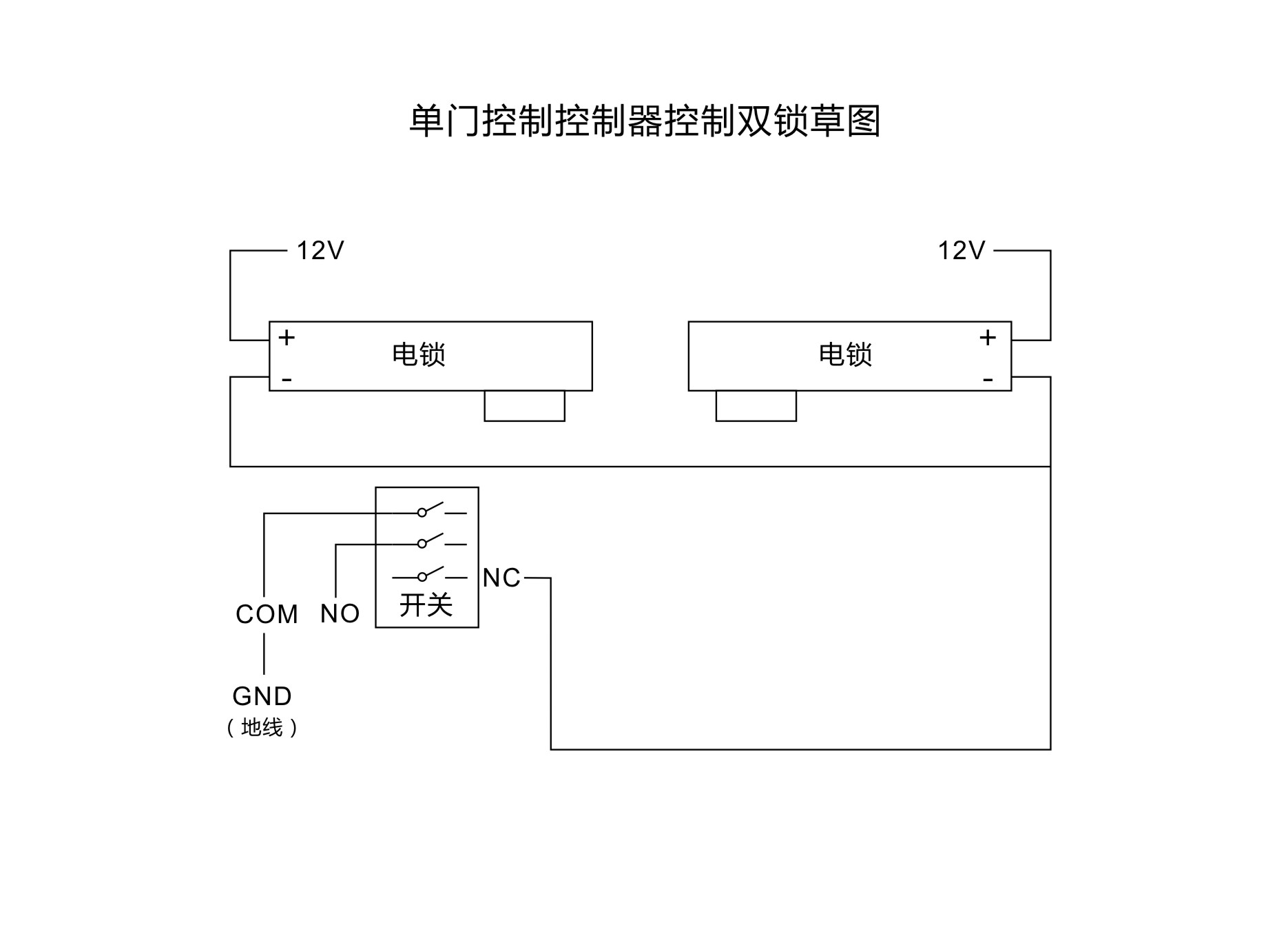 塞伯罗斯二维码门禁接线图