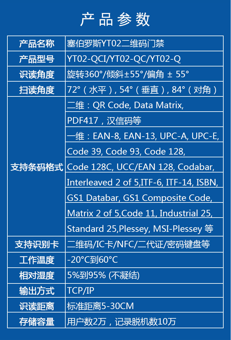 塞伯罗斯APP门禁参数