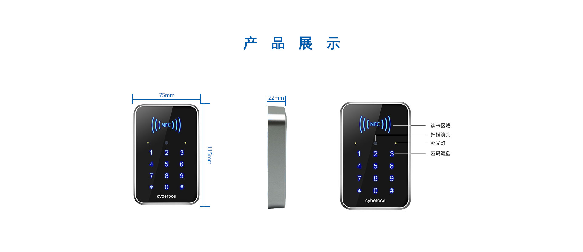 二维码读卡器产品展现